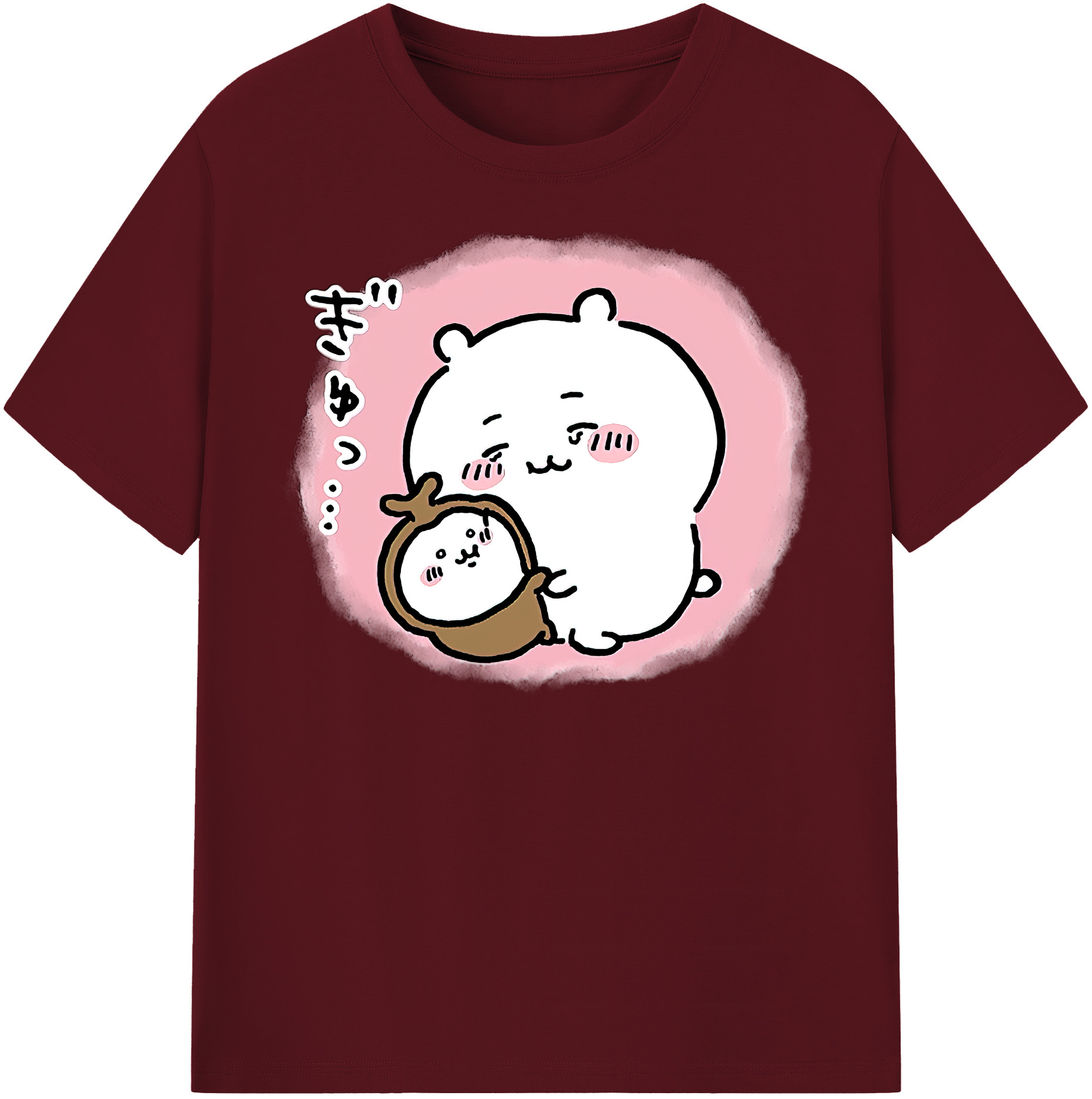 （画像用） ちいかわ ちいかわ Chii-kawa chiikawa 綿100％半袖Tシャツ（フロントプリント）